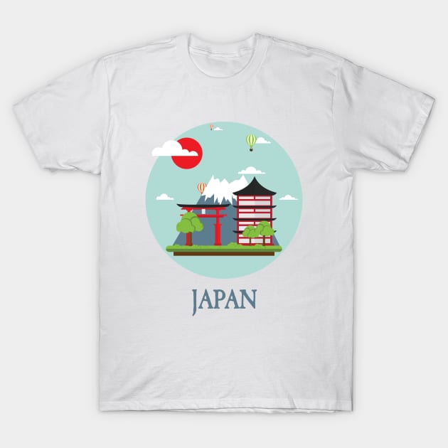 Japan Tokyo Tourist Travellers Edition T-Shirt by PatrioTEEism